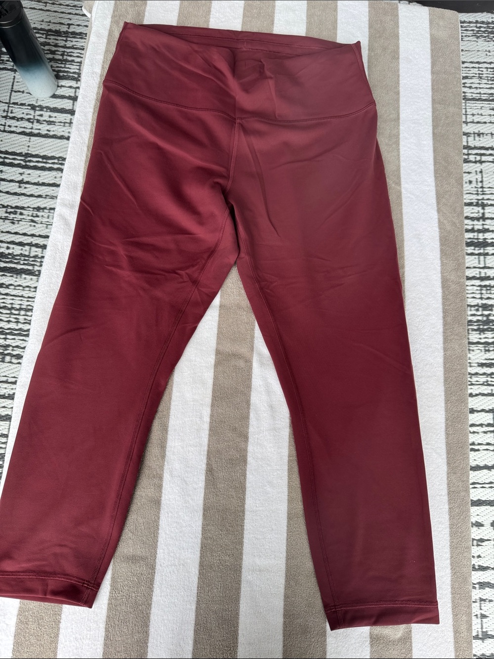 lululemon athletica Women Maroon Active Leggings